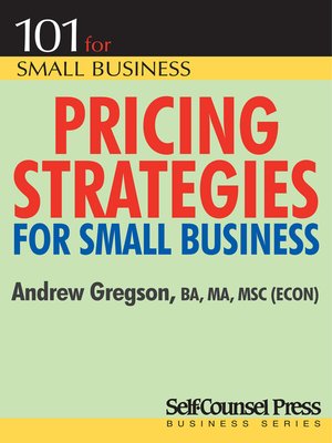 cover image of Pricing Strategies for Small Business
